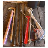 Walking Cane, Curtain Rods and More