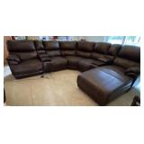 Large Microfiber Sectional Sofa