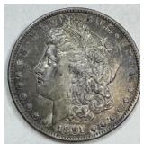 1891 Morgan Silver Dollar