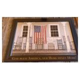 Americana Front Porch Decoration