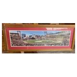Busch Stadium Panoramic Framed Print