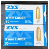 200  rnds 9mm Ammo