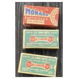 3 Vintage Boxes of .22LR Ammo
