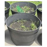 2 - 22" Flower Planters with Dirt