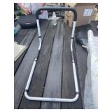 Bed Rail and Crutches