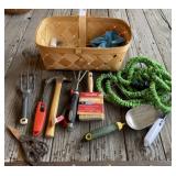 Basket Full of Gardening Supplies