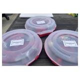 3 - Christmas Wreaths in Storage Boxes