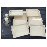 Trays and Candlesticks