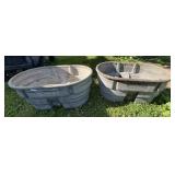2 - Rubbermaid Livestock Water Tanks