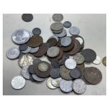 Large Offering of Mixed Foreign Coins