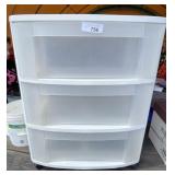 3 Drawer Plastic Storage Box