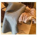 Packing Blanket and Fuzzy Throw