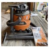 Ridgid Shop Vac with Attachments