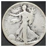 1920-S Walking Liberty Silver Half Dollar