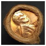 1954-S Gem BU Lincoln Wheat Penny Full Roll