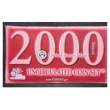 2000 Denver 10-Coin Mint Set in Envelope