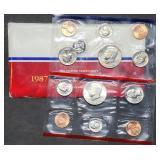 1987 US Double Mint Set in Envelope