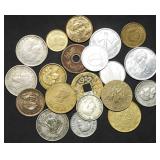 20 World Coins Antique to Modern Nice Lot