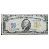 1934 A $10 North Africa Silver Certificate WW2