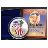 2000 1oz Silver Eagle Colorized