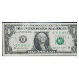 2021 Fancy Serial Number $1 FRN 17711191