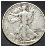 1935-D Walking Liberty Silver Half Dollar