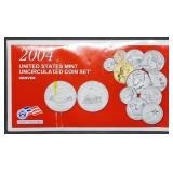 2004 Denver 11-Coin Mint Set in Envelope