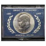 1972 Eisenhower Dollar BU in Display Holder
