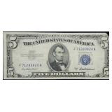 1953 A $5 Silver Certificate