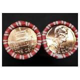 2009 Lincoln Bicentennial Penny 2 Gem BU Rolls