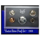 1968 US Mint Proof Set w/ Silver Kennedy