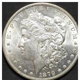 1879-S Rev of 78 Morgan Silver Dollar Gem BU Nice!