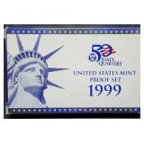 1999 US Mint Proof Set MIB