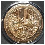 Franklin Mint 45mm Bronze US History Medal 1811
