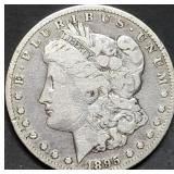 1895-O Morgan Silver Dollar Key Date, Nice