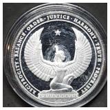 1 Troy Oz .999 Silver Kinesis Mint Round