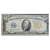 1934 A $10 North Africa Silver Certificate WW2