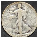 1919-D Walking Liberty Silver Half Dollar