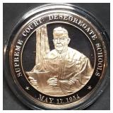Franklin Mint 45mm Bronze US History Medal 1954