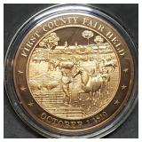 Franklin Mint 45mm Bronze US History Medal 1810