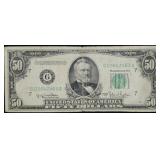 1950 $50 FRN Chicago Illinois Banknote