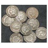 10 Nice Indian Head Cents