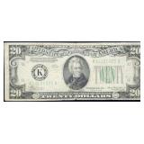1934 A $20 FRN Dallas TX
