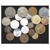 20 World Coins Antique to Modern Nice Lot