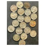 20 Nice Buffalo Nickels from Estate