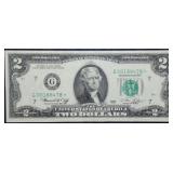 1976 $2 STAR Note FRN Chicago Illinois CU Crisp
