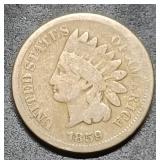 1859 Bronze Indian Head Cent