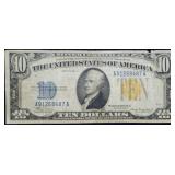 1934 A $10 North Africa Silver Certificate WW2