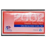2002 Denver 10-Coin Mint Set in Envelope