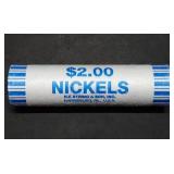 Scarce 2024 Jefferson Nickel Bank Roll Gem BU